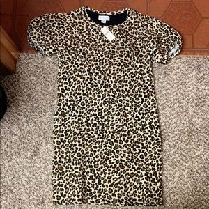 Cheetah print dress
